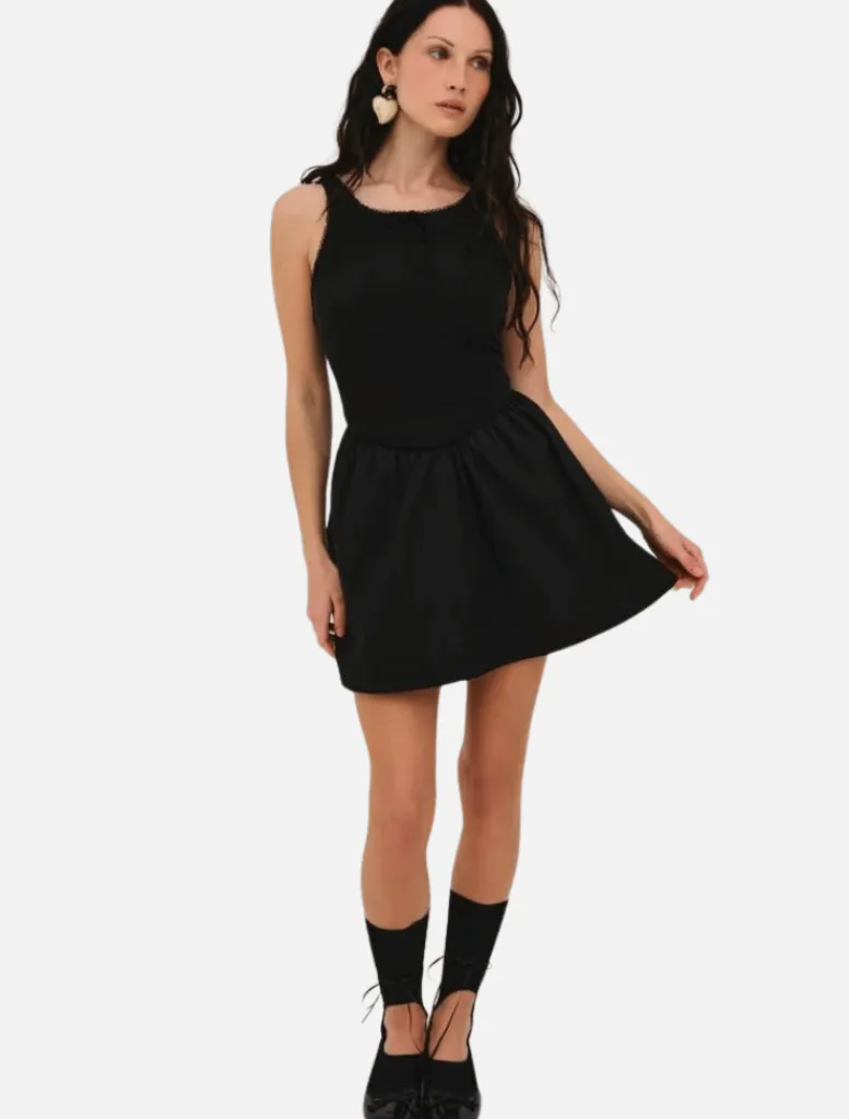 Billie Pointelle Mini Dress -*For Love & Lemons Outlet