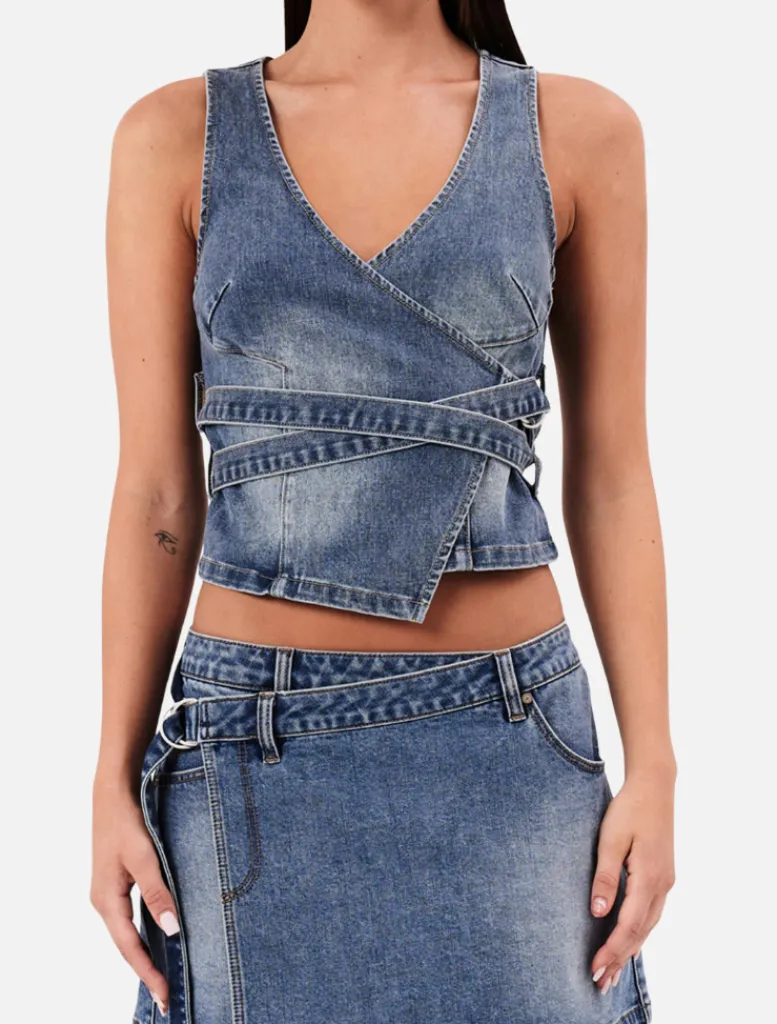 City Wrap Top Dalia -*Abrand Hot