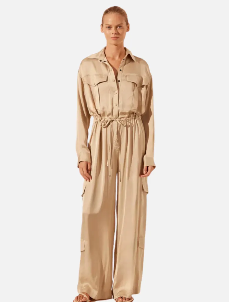 Drawstring Utility Jumpsuit -*Shona Joy Store