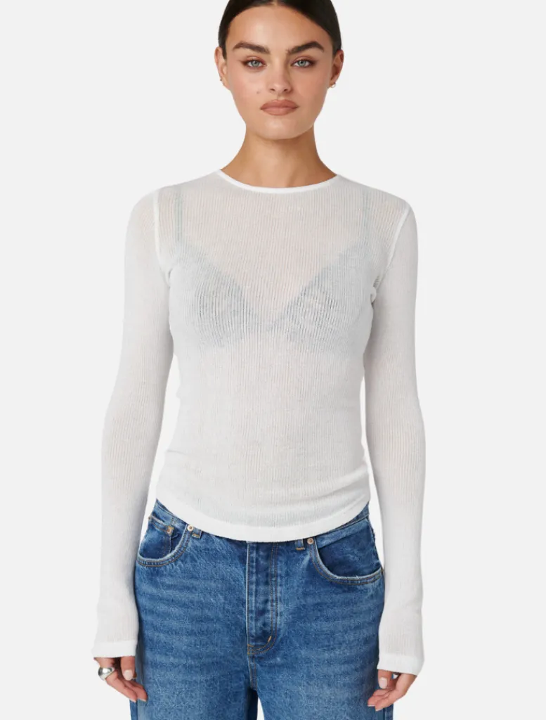 Myles Crew Neck Top -*Bayse Clearance