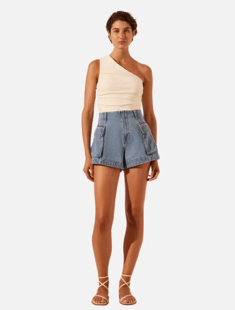 Patch Pocket Shorts -*Shona Joy Discount