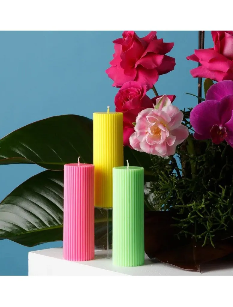 Pillar Neon Candle -*XRJ Celebrations New