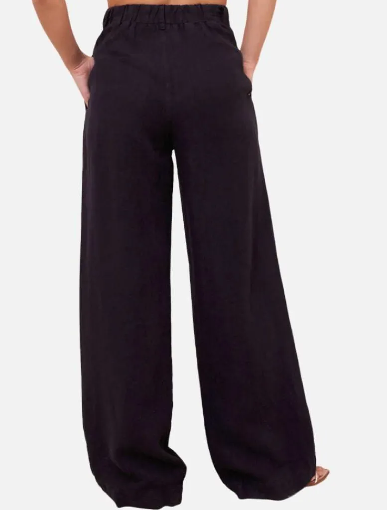 Pleated Wide Leg Trousers -*Bella Dahl Clearance