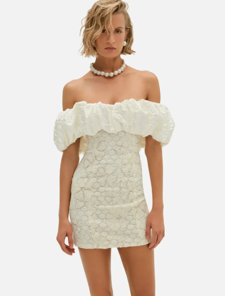 Snowflake Daisy Mini Dress -*For Love & Lemons Best