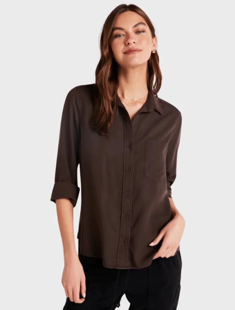 Split Back Button down -*Bella Dahl Sale