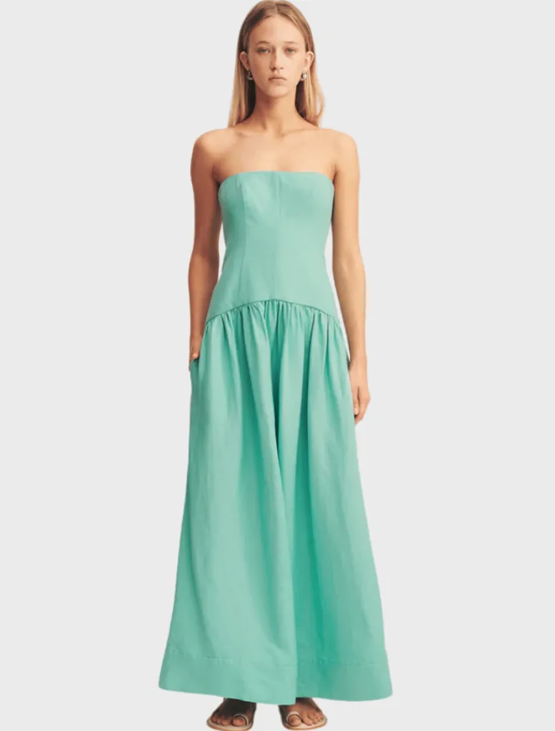 Strapless Panelled Maxi Dress -*Shona Joy Cheap