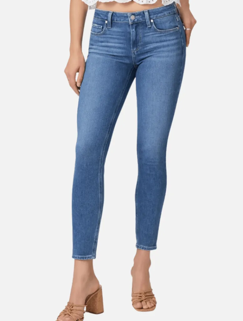 Verdugo Ankle Mid Rise Skinny -*PAIGE Best Sale