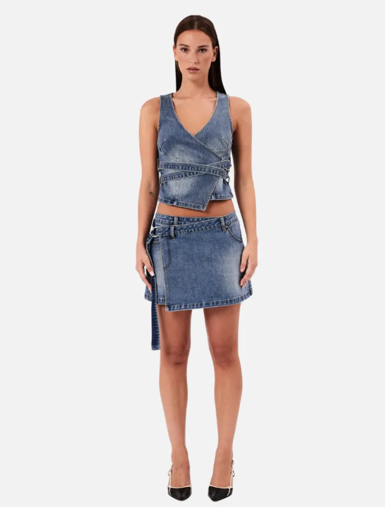 Wrap Skirt Dalia -*Abrand Outlet