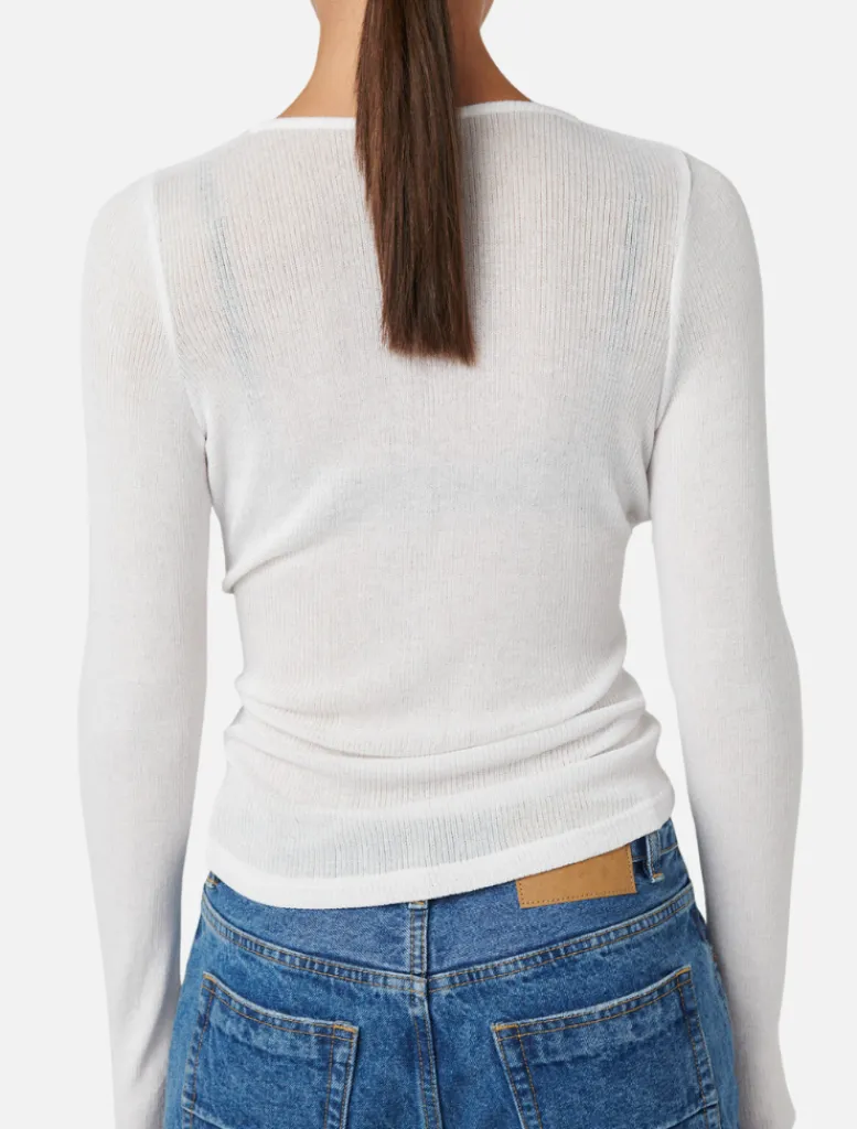 Xavier Button Top -*Bayse Discount